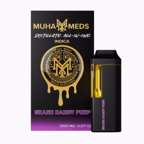 Buy Muha Meds Grand Daddy Purple 2g Disposable Europe Muha Meds | Grand Daddy Purple 2g Disposable (Indica)