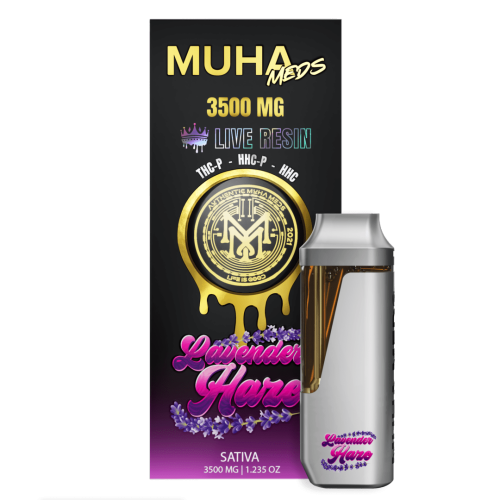 Muha Meds | Lavender Haze Live Resin Disposable 3.5g (Sativa)