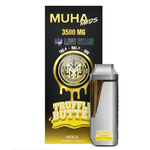 Muha Meds | Truffle Butter Live Resin Disposable 3.5g (Indica)
