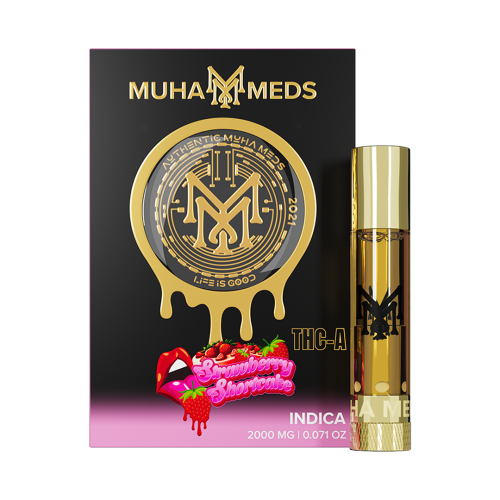 Muha Meds | Strawberry Shortcake THC-A Cartridge 2g (Indica)