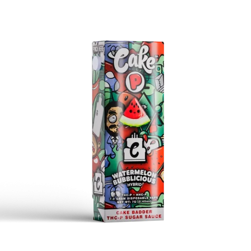 Cake TKO 7.0 disposable THC-P | Watermelon Bubblicious